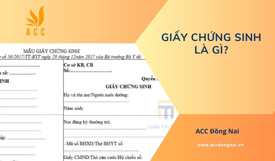 Giấy chứng sinh là gì?