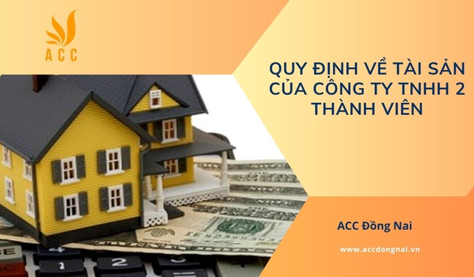 Quy định về tài sản của công ty TNHH 2 thành viên