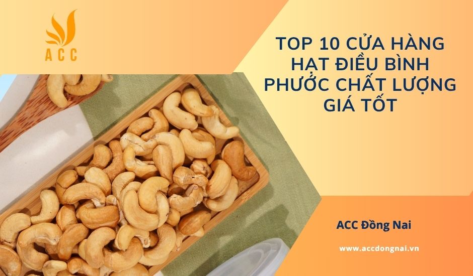 Top 10 cửa hàng hạt điều Bình Phước chất lượng giá tốt