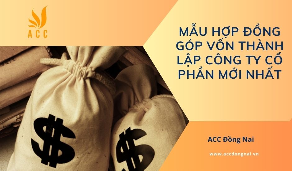Mẫu hợp đồng góp vốn thành lập công ty cổ phần mới nhất