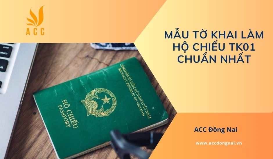 Mẫu tờ khai làm hộ chiếu TK01 chuẩn nhất