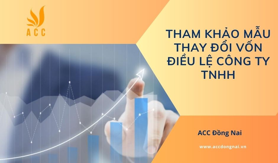 Tham khảo mẫu thay đổi vốn điều lệ công ty TNHH