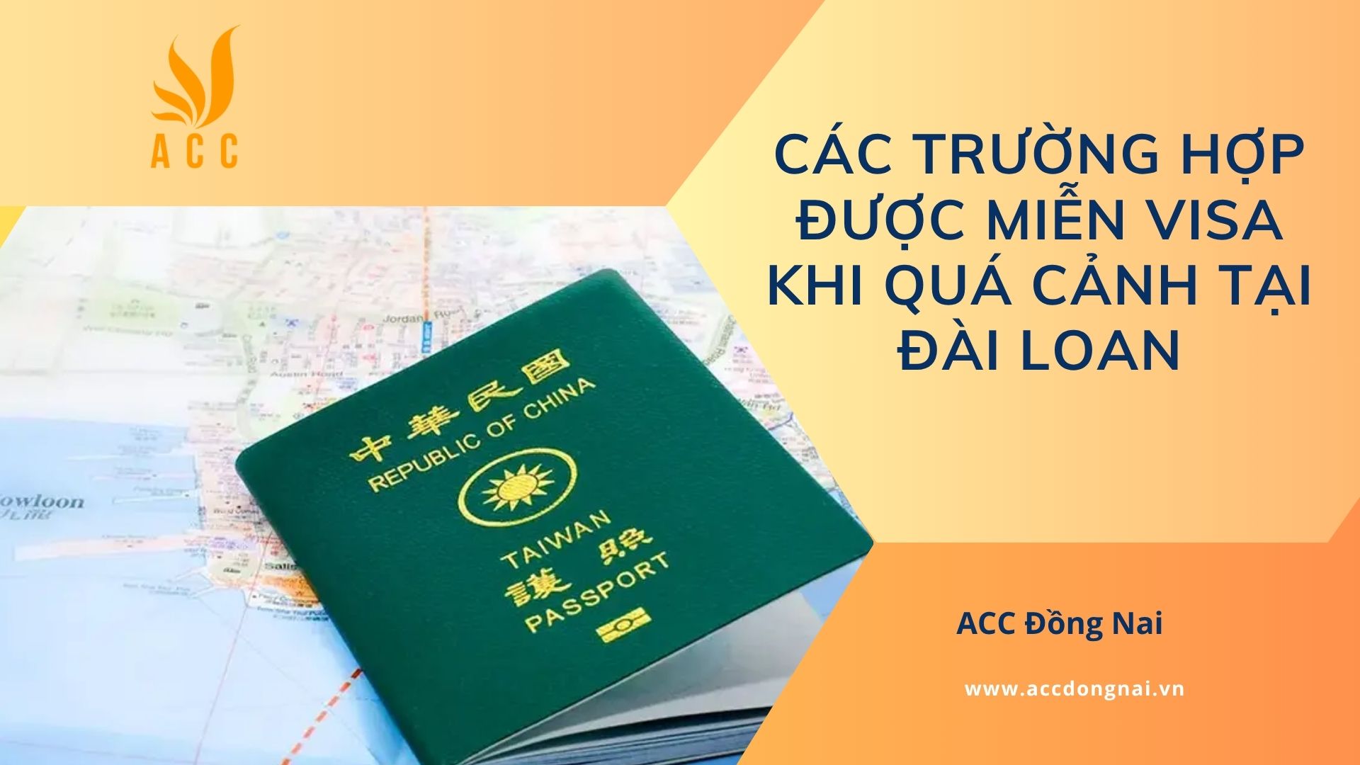 Các trường hợp được miễn Visa khi quá cảnh tại Đài Loan
