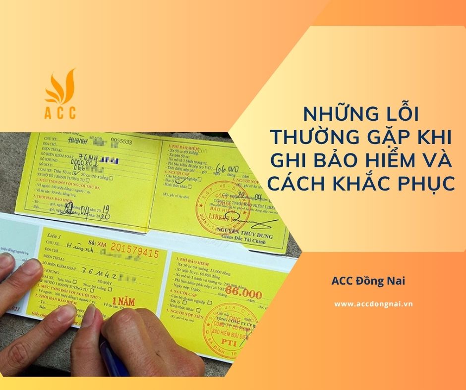 Những lỗi thường gặp khi ghi bảo hiểm và cách khắc phục