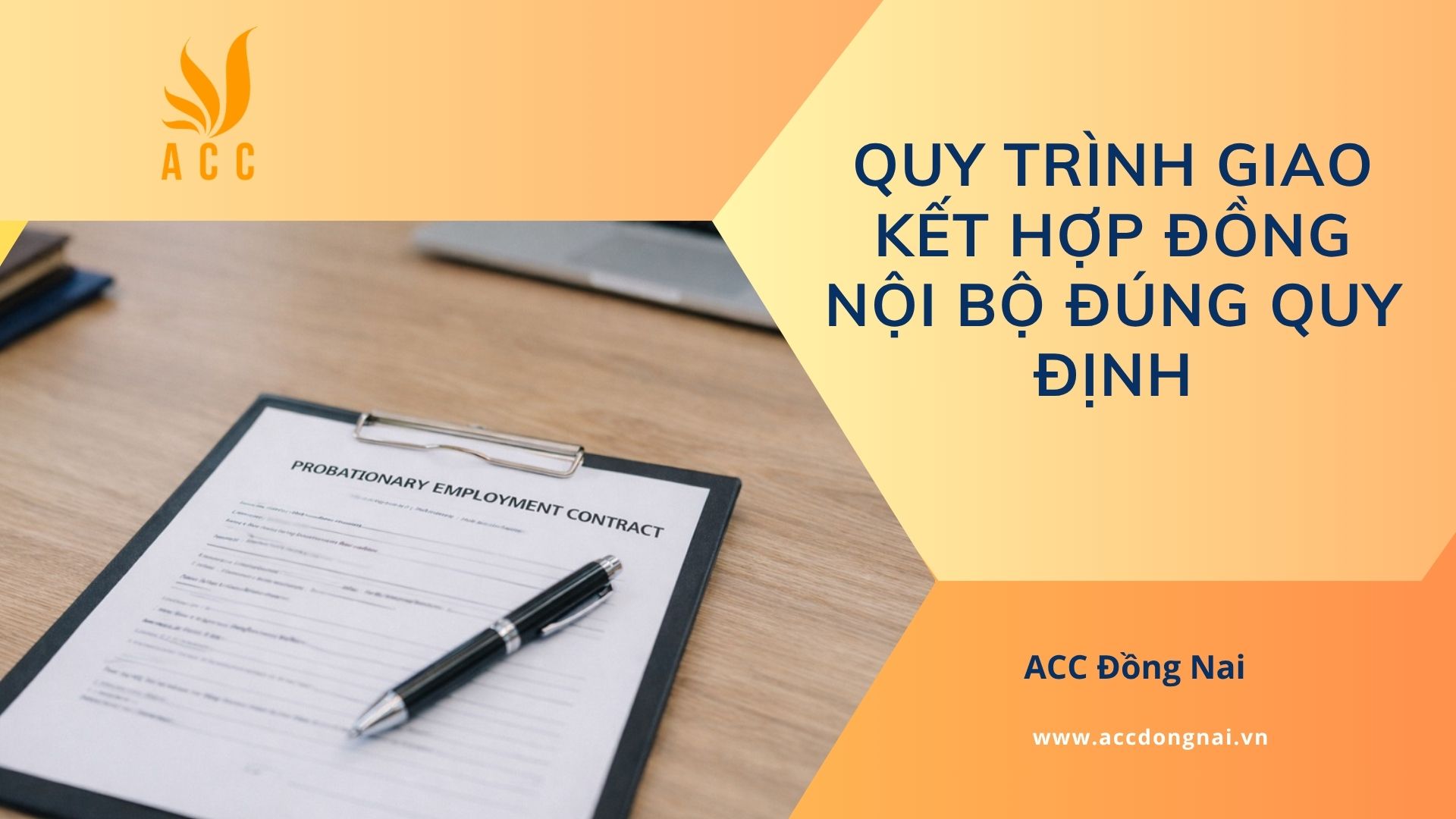 Quy trình giao kết hợp đồng nội bộ đúng quy định