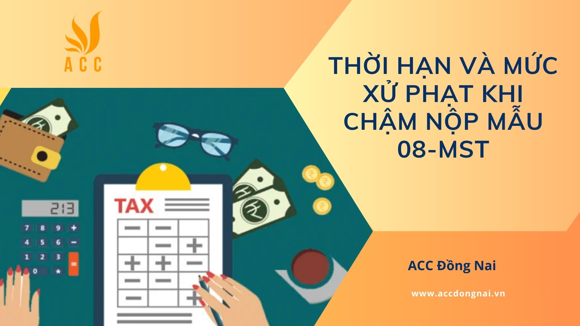 Thời hạn và mức xử phạt khi chậm nộp mẫu 08-MST