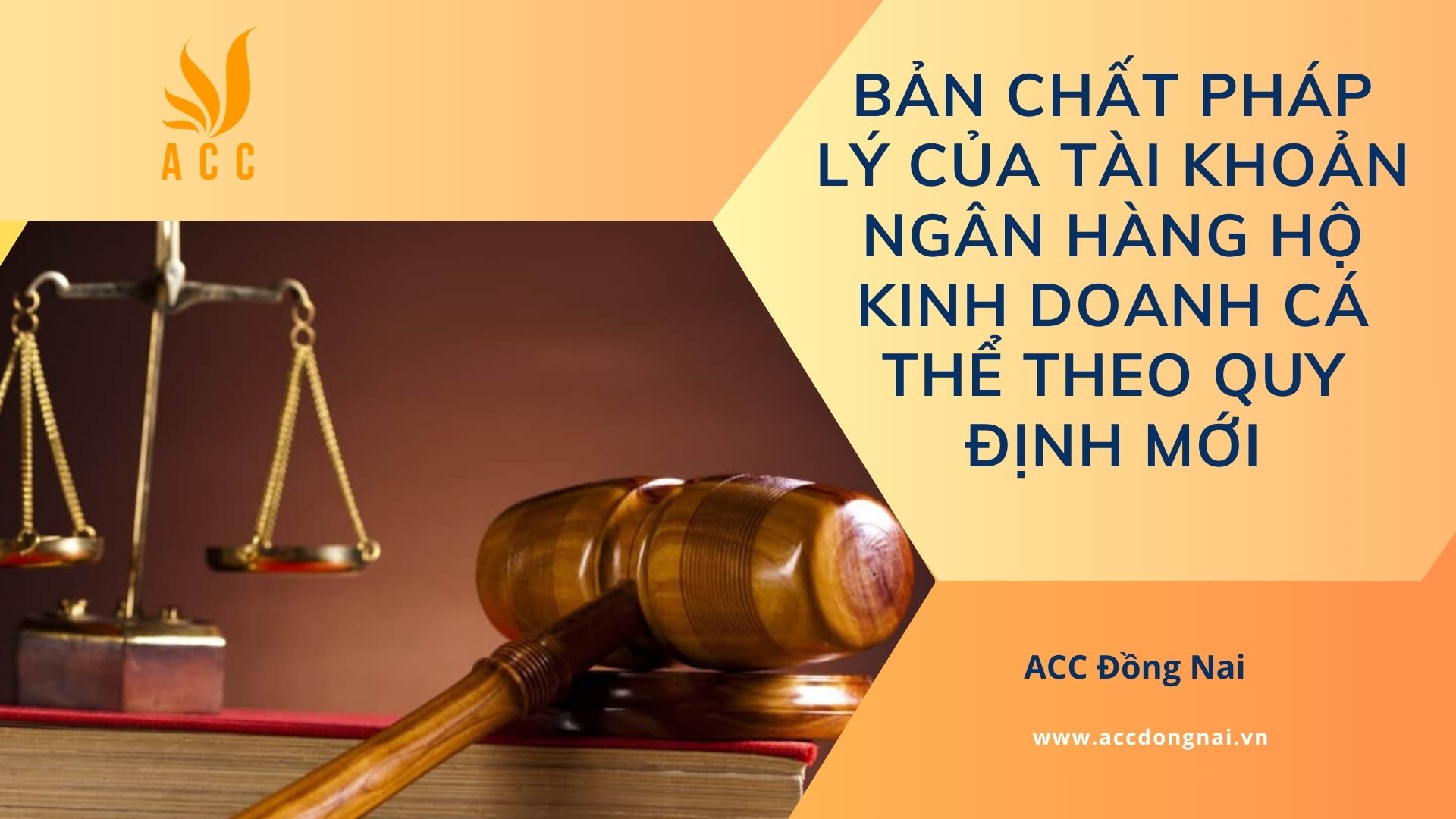 Bản chất pháp lý của tài khoản ngân hàng hộ kinh doanh cá thể theo quy định mới