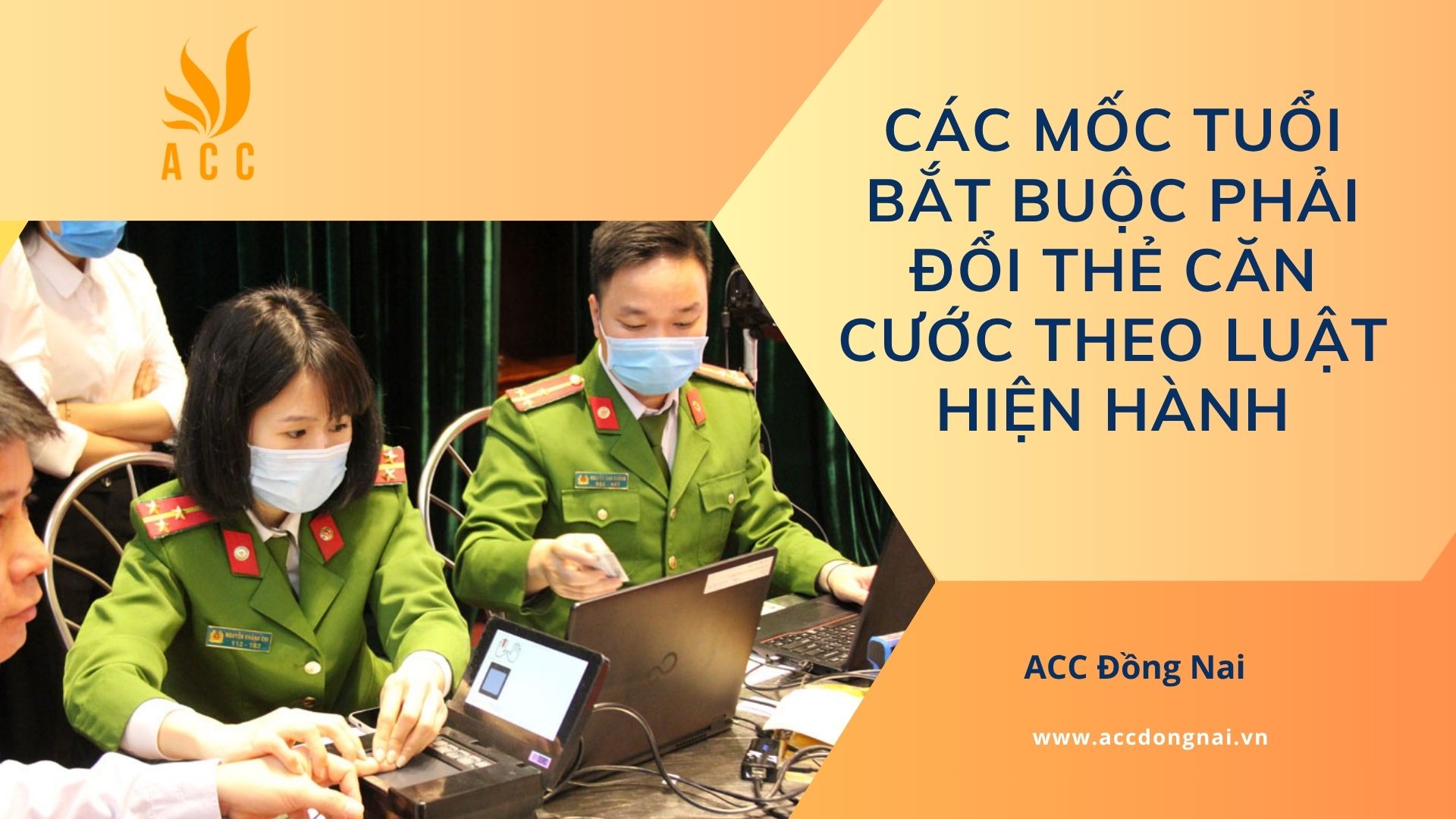 Các mốc tuổi bắt buộc phải đổi thẻ Căn cước theo Luật hiện hành