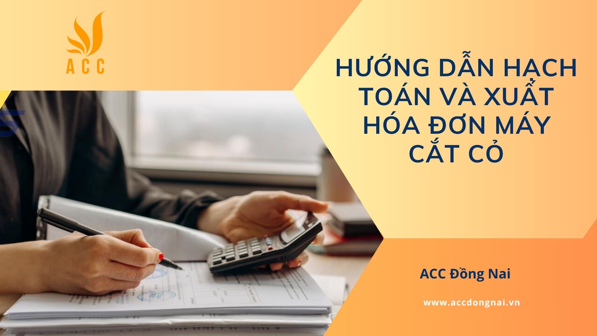 Hướng dẫn hạch toán và xuất hóa đơn máy cắt cỏ