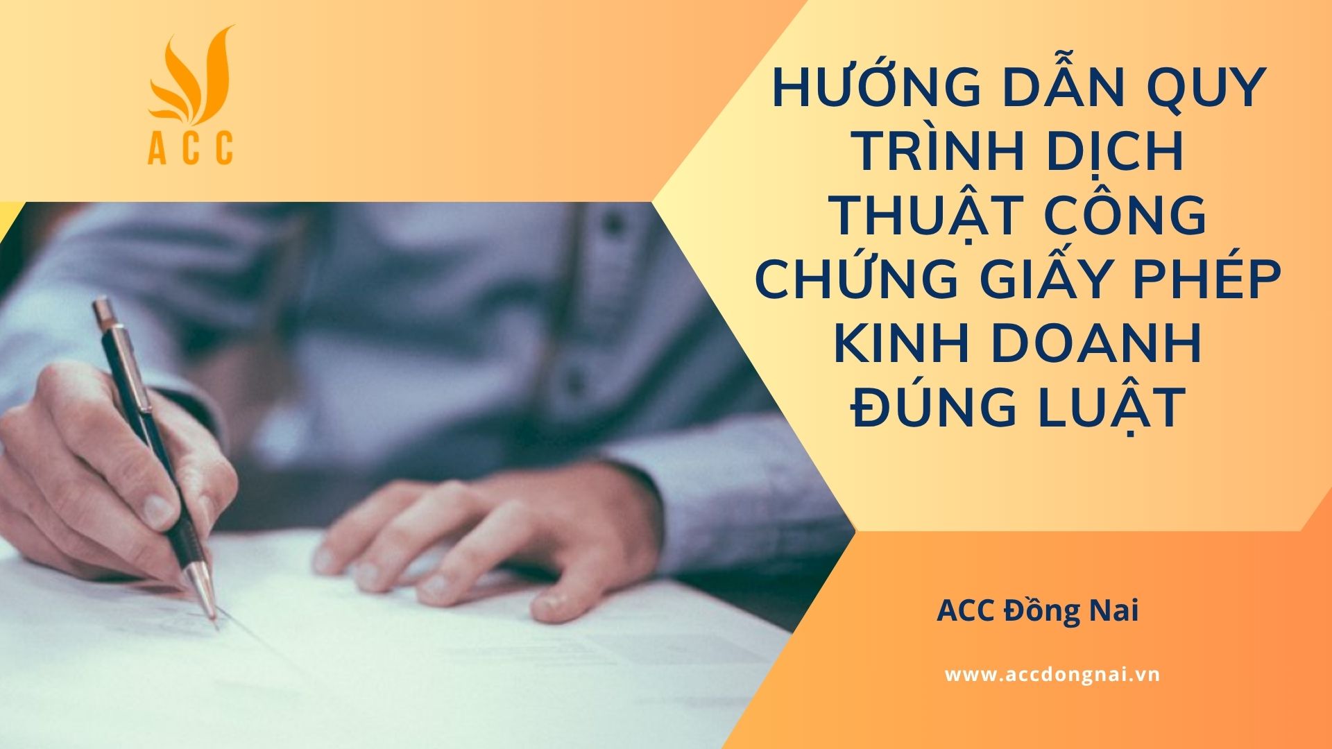 Hướng dẫn quy trình dịch thuật công chứng Giấy phép kinh doanh đúng luật