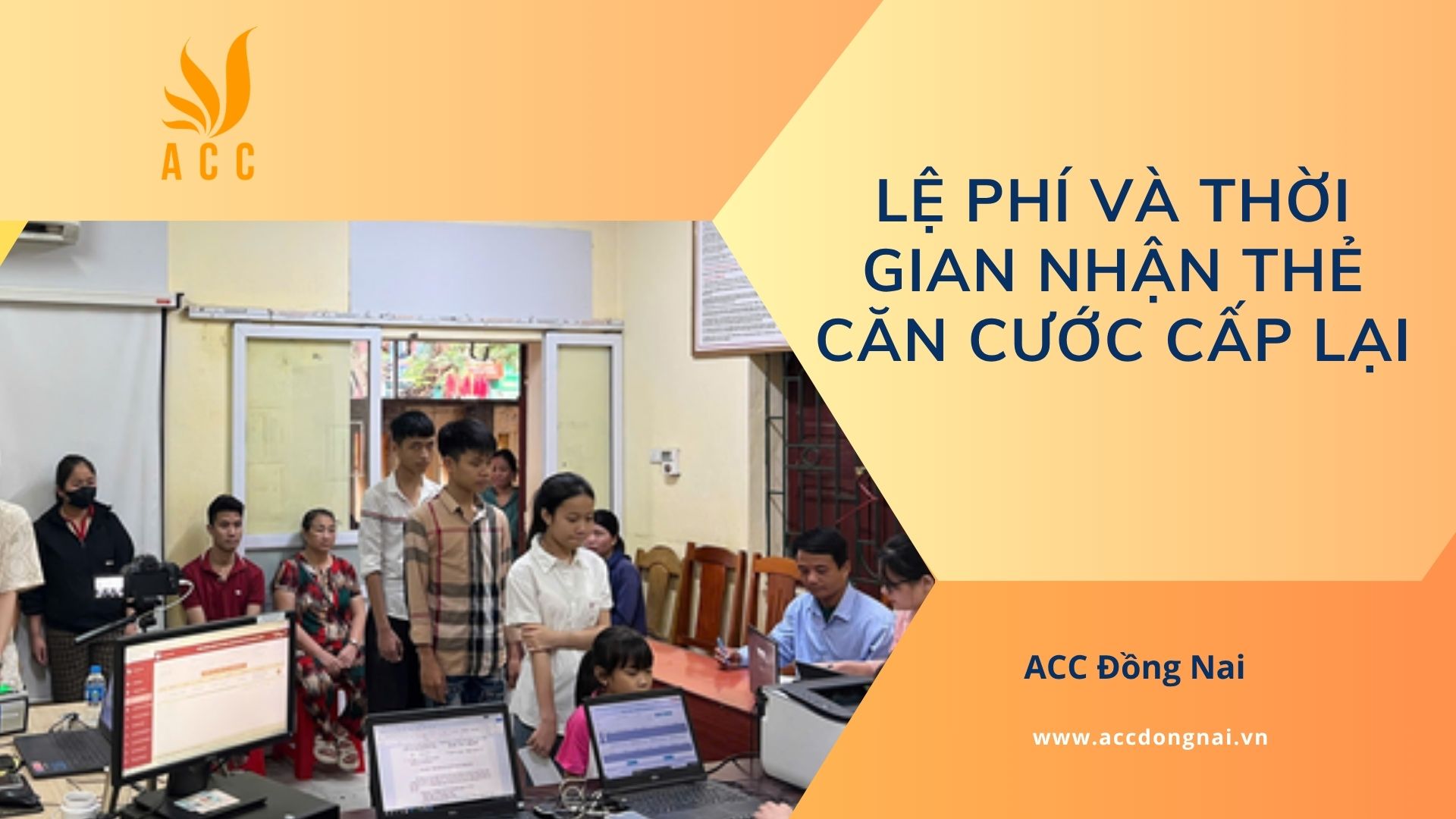 Lệ phí và thời gian nhận thẻ Căn cước cấp lại