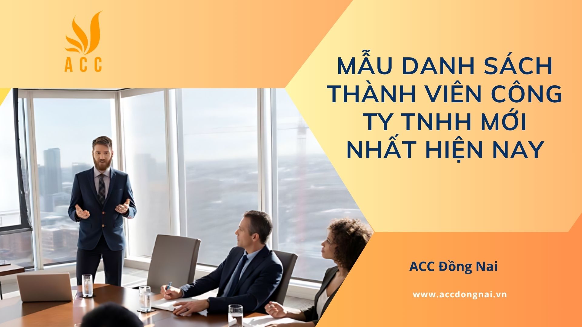 Mẫu danh sách thành viên công ty TNHH mới nhất hiện nay