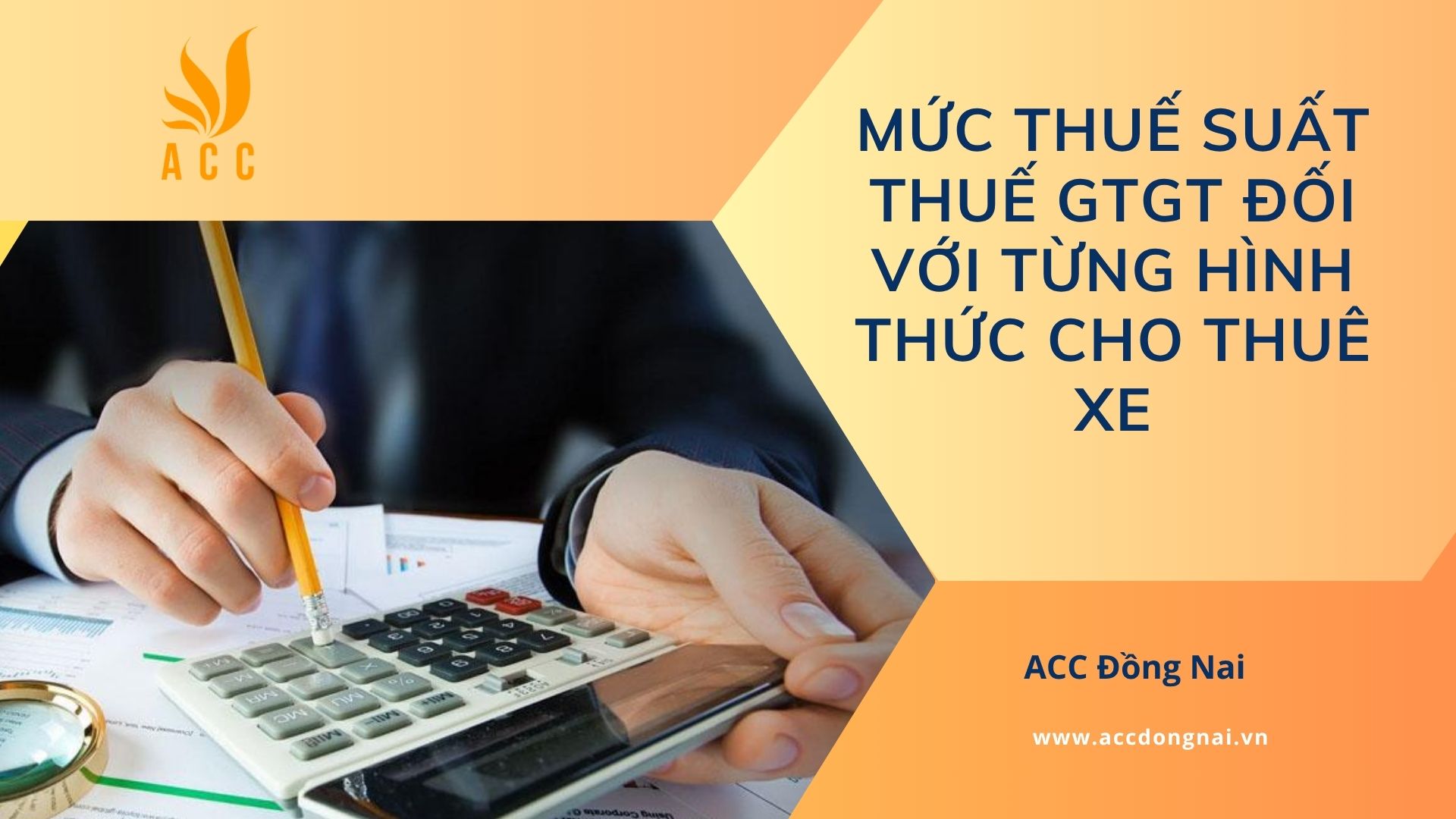 Mức thuế suất thuế GTGT đối với từng hình thức cho thuê xe