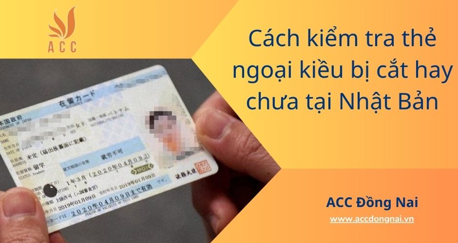 Cách kiểm tra thẻ ngoại kiều bị cắt hay chưa tại Nhật Bản