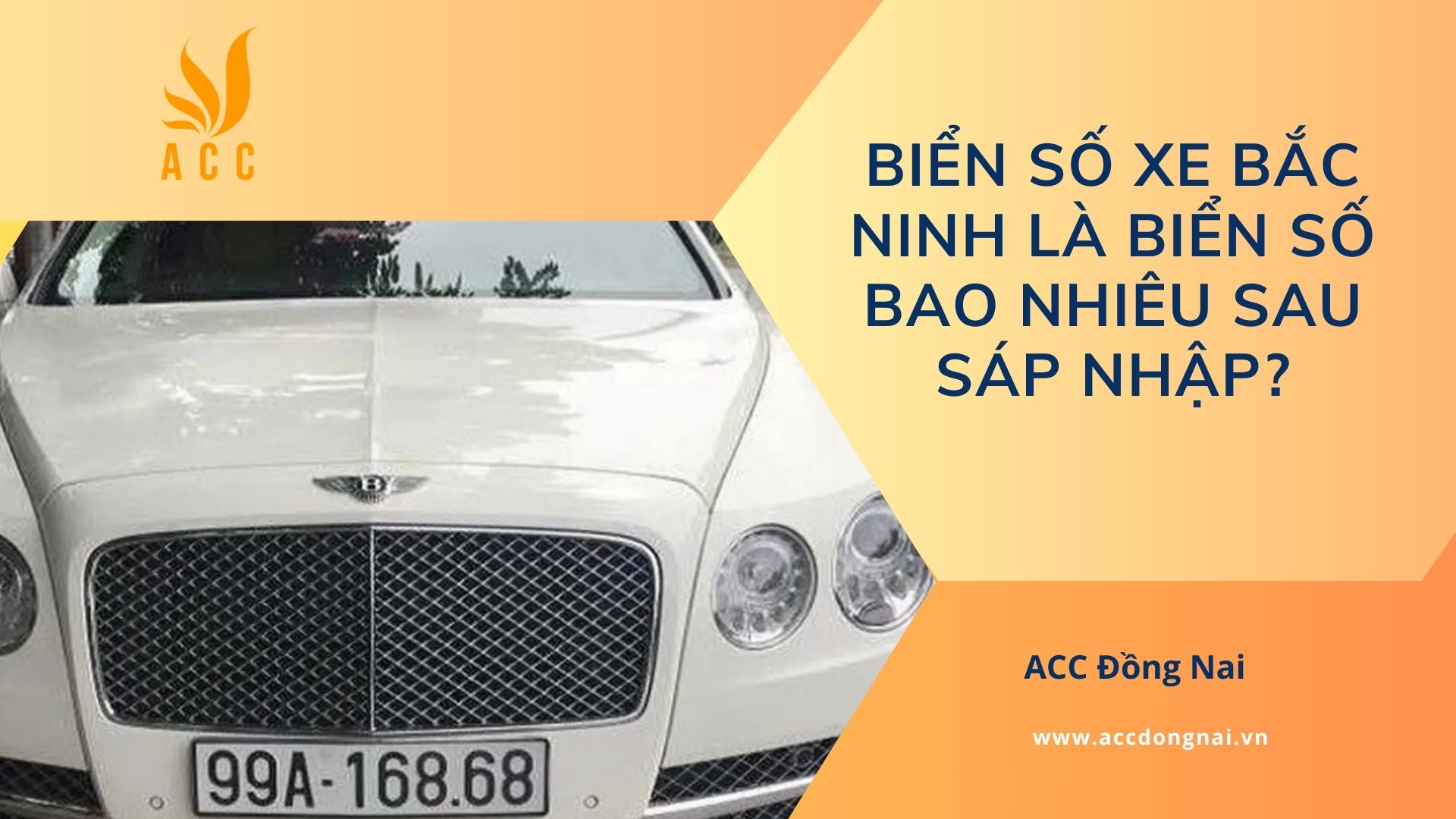 Biển số xe Bắc Ninh là biển số bao nhiêu sau sáp nhập?