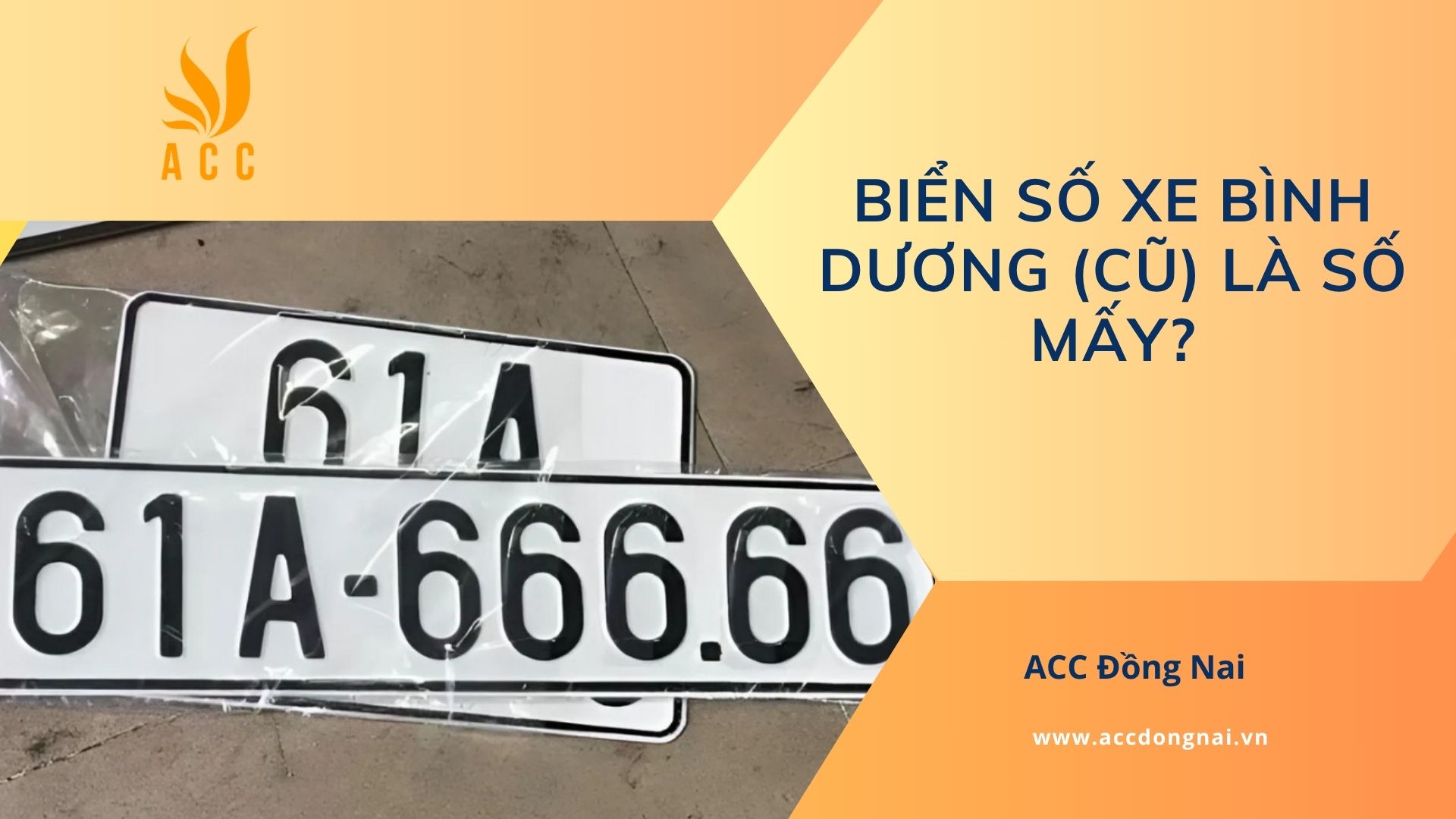 Biển số xe Bình Dương (cũ) là số mấy?