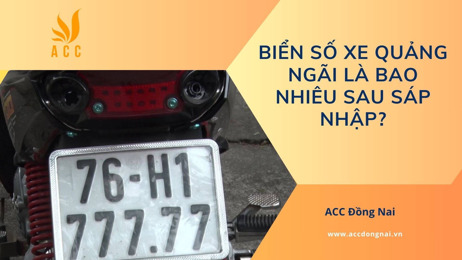 Biển số xe Quảng Ngãi là bao nhiêu sau sáp nhập?