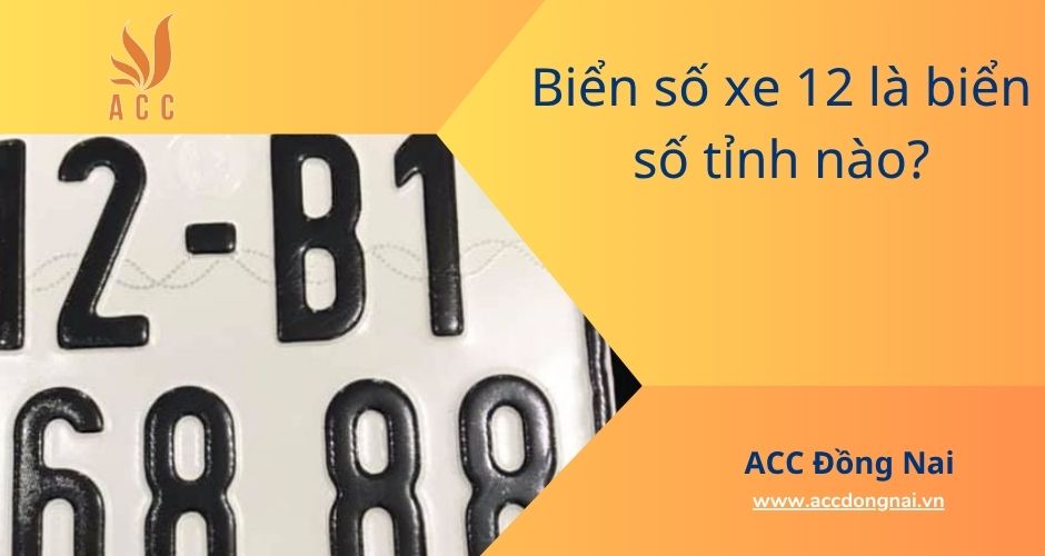 Biển số xe 12 là biển số tỉnh nào?